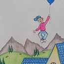 Los Globos Mágicos. Un progetto di Illustrazione tradizionale, Disegno, Pittura ad acquerello e Illustrazione infantile di ISABEL Mª FERNANDEZ DEL BAÑO - 09.01.2022