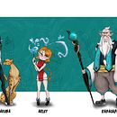 Mi Proyecto del curso: Introducción al diseño de personajes para animación y videojuegos. Ilustração tradicional, Animação, Design de personagens, Videogames, e Design de videogames projeto de Laura Salazar Patarroyo - 09.01.2022