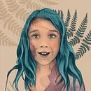 My project in Illustrated Portraits with Procreate course. Ilustração tradicional, Ilustração vetorial, Ilustração digital, e Desenho de retrato projeto de Kat Greenbrook - 09.01.2022