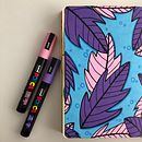 My project in Botanical Patterns in a Sketchbook: Conquer the Blank Page course. Projekt z dziedziny Trad, c, jna ilustracja, Pattern design, R, sunek botaniczn i Sketchbook użytkownika mina_pt - 10.01.2022
