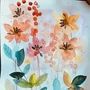 Mon projet du cours : Aquarelle florale créative : renouez avec la nature. Un progetto di Illustrazione tradizionale, Pittura, Pittura ad acquerello e Illustrazione botanica di popo_84 - 10.01.2022
