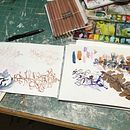 My project in Illustrating Nature: A Creative Exploration course. Traditional illustration, Painting, Drawing, Watercolor Painting, Ink Illustration, and Naturalistic Illustration project by Patti W - 01.10.2022