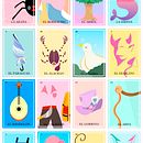 Loteria Mexicana . Un projet de Illustration traditionnelle , et Design graphique de Gabriela Estrada - 02.08.2021
