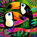 My project in Playful Animal Illustration with Photoshop course. Un proyecto de Ilustración tradicional e Ilustración digital de Gareth Lucas - 11.01.2022