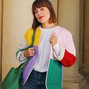 Veste patchwork matellassée. Sewing project by Valentine - 01.11.2022