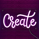 Lettering neon 3D. Un proyecto de Motion Graphics, 3D, Post-producción fotográfica		, Modelado 3D y Lettering 3D de Rebeca De Jorge Huertas - 01.10.2019