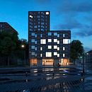 Copenhagen buildings at night. Un proyecto de 3D, Arquitectura digital y Visualización arquitectónica de jaimelo17 - 11.01.2022