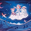 Pyjama Kids Book. Een project van Traditionele illustratie, Ontwerp van personages,  Tekening,  Concept art, Kinderillustratie, Digitale tekening,  Digitaal schilderij, Verhaallijn, Kinderliteratuur y Prentenboeken van Yasmin Ali - 12.01.2022