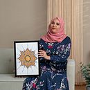 My project in Introduction to Islamic Art: Create Biomorphic Patterns course. Un proyecto de Pintura, Pattern Design, Dibujo, Pintura a la acuarela e Ilustración con tinta de Esra Alhamal - 13.01.2022