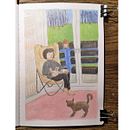 Mein Kursprojekt: Das Skizzenbuch als Erkundungsreise: Finde deinen Zeichenstil. Projekt z dziedziny Trad, c, jna ilustracja, Sketching, Kreat, wność,  R, sunek, Malowanie akwarelą, Sketchbook i Malowanie gwaszami użytkownika Ursula Wohlrab - 13.01.2022