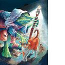 My project in Mixed Illustration Techniques for Character Design course. Ilustração tradicional, Pintura Acrílica, e Design de personagens projeto de Roxana Wood - 14.01.2022