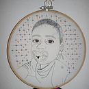 Meu projeto do curso: Criação de retratos bordados. Un proyecto de Bordado y Diseño textil de Catarina Luz - 01.12.2020