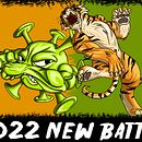 tiger vs china virus - battle 2022 Ein Projekt aus dem Bereich Traditionelle Illustration von Nghi Huỳnh - 15.01.2022