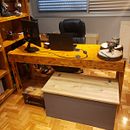 Meu projeto do curso: Desenho e construção de espaços de trabalho handmade. Un proyecto de Artesanía, Diseño, creación de muebles					, Diseño de interiores, DIY y Carpintería de Leandro Malloy-Diniz - 15.01.2022