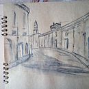 Il mio progetto del corso: Disegno architettonico con acquerello e inchiostro. Un projet de Esquisse , Dessin, Aquarelle, Illustration architecturale, Carnet de croquis et Illustration à l'encre de canonicorip51 - 16.01.2022