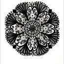 My project in The Art of Mandala Drawing: Create Geometric Patterns course. Projekt z dziedziny  R, sunek,  R i sunek atramentem użytkownika Anna Koczela - 16.01.2022