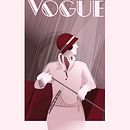 My project in Art Deco Style for Digital Illustration course. Un proyecto de Ilustración tradicional, Bellas Artes, Diseño de carteles e Ilustración digital de Yuliia Nesmeianova - 16.01.2022