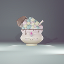 Let me introduce ChocoCorn! - Creation of a Kawaii Character in 3D with Blender . Ilustrație tradițională, Design de caractere, Ilustrație digitală și modelare 3D de rikarika - 01.16.2022