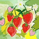frutillas. Un projet de Illustration traditionnelle de FLOR PINOCHI - 17.01.2022