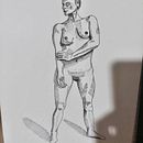 My project in Figure Drawing for Beginners course Ein Projekt aus dem Bereich Bildende Künste, Skizzenentwurf, Bleistiftzeichnung, Zeichnung, Realistische Zeichnung und Anatomische Zeichnung von Nerea Folo - 17.01.2022