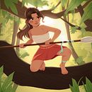 Final Project - Female Cartoon Character Design with Procreate course Ein Projekt aus dem Bereich Traditionelle Illustration, Digitale Illustration und Digitale Zeichnung von madita_muschket - 17.01.2022
