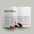 Maquetación de un artículo de opinión sobre filosofía y diseño  . % Paula Cerezo tarafından hazırlanan Editör, Ve al Tasarım projesi - 01.18.2022