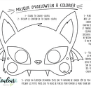 Masque chauve-souris à colorier, pour l'Halloween!. Un proyecto de Ilustración infantil, Creatividad, Ilustración vectorial, Educación, Ilustración tradicional y Creatividad con niños de Lenka Lagueux - 19.01.2022