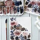 My project in Artistic Floral Watercolor: Connect with Nature course. Traditional illustration, Painting, Watercolor Painting, and Botanical Illustration project by Anna Jane - 01.11.2022