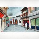 Peking houtong. Un progetto di Illustrazione tradizionale e Pittura ad acquerello di Bolla Eszter - 19.01.2022