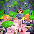 Rendu_cours C4D. Traditional illustration, and 3D project by Cyrille - 01.19.2022