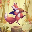 Animal Orchestra. Character Design, Traditional illustration, Digital Illustration, Digital Drawing, Digital Painting, and Art Direction project by Julia Körner - 09.01.2021