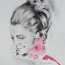 Mi Proyecto del curso: Retrato artístico al carboncillo: mamá. Un projet de Illustration traditionnelle, Beaux Arts, Dessin, Dessin de portrait, Dessin réaliste , et Dessin artistique de natachabollini - 19.01.2022