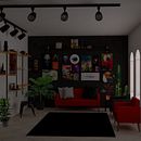 Meu projeto do curso: Decoração afetiva com plantas em interiores - Recepção de estúdio de tatuagem.. Design de interiores, Paisagismo, Decoração de interiores, Interiores, DIY, Design floral e vegetal, e Design de espaços projeto de Bruna R Zaballa - 09.01.2022