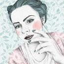 My project in Illustrated Portraits with Procreate course. Een project van Traditionele illustratie, Vectorillustratie, Digitale illustratie y  Portrettekening van Dani Williams - 20.01.2022