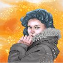 Warmer. Un progetto di Illustrazione tradizionale, Illustrazione vettoriale, Illustrazione digitale e Disegno di ritratti di juliedraws - 10.01.2022