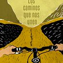 Portada "Los caminos que nos unen". Un proyecto de Diseño, Ilustración tradicional, Diseño de producto, Encuadernación, Diseño digital y Dibujo digital de Ignacio Nava Laiz - 21.01.2022