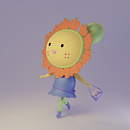 Mi Proyecto del curso: Creación de personajes kawaii en 3D con Blender . Een project van Traditionele illustratie, Ontwerp van personages, Digitale illustratie,  3D-modellering y Manga van aifos2000 - 20.01.2022