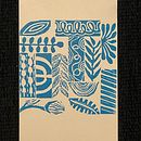 My project in Sketchbooking with Handmade Stamps course. Un progetto di Illustrazione tradizionale, Pattern design, Stampa, Sketchbook e Incisione di Gillian Jackson - 22.01.2022