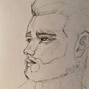 Mój projekt z kursu: Szkicowanie portretów: odkrywaj ludzką twarz Ein Projekt aus dem Bereich Skizzenentwurf, Zeichnung, Porträtzeichnung, Artistische Zeichnung und Sketchbook von sawkakarolina - 22.01.2022