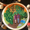 My project in Introduction to Botanical Embroidery course. Un proyecto de Bordado y Diseño textil de kim a arsenault - 23.01.2022
