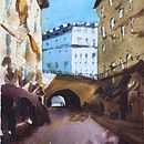 My project in Architectural Illustration with Watercolor course. Un proyecto de Ilustración tradicional, Bocetado, Dibujo, Pintura a la acuarela, Ilustración arquitectónica y Sketchbook de Anand Sreenivasan - 22.01.2022