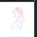 Mi Proyecto del curso: Retrato de personajes femeninos con Procreate. Een project van Traditionele illustratie, Digitale illustratie y Digitale tekening van Eliana Vaca - 23.01.2022