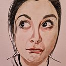 Mi Proyecto del curso: Retrato en acuarela a partir de una fotografía. Un proyecto de Ilustración tradicional, Pintura a la acuarela y Dibujo de Retrato de Alejandra Carriel - 24.01.2022