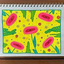 My Project for Botanical Patterns in a Sketchbook: Conquer the Blank Page Course. Un progetto di Illustrazione tradizionale, Pattern design, Illustrazione botanica e Sketchbook di Hazal Kamisli - 23.01.2022