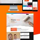 Diseño web Empresa de pintura en Málaga Pintores profesionales. Un projet de Design  , et Webdesign de Juan Miguel Albarracin - 24.01.2022