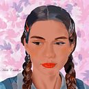 Mi Proyecto del curso: Retratos digitales de fantasía con Photoshop. Traditional illustration, Drawing, Digital Illustration, Portrait Drawing, Digital Drawing, and Digital Painting project by Rommel Flores Cruz - 01.24.2022