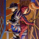 Mi Proyecto del curso: Ilustración fantástica y de ciencia ficción en Procreate. El Caballero y la Hechicera. . Desain, Ilustrasi tradisional, Ilustrasi Digital, Dan Desain Digital proyek oleh Cuauhtémoc Islas - 01.24.2022