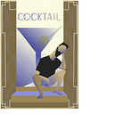 My project in Art Deco Style for Digital Illustration course. Un proyecto de Ilustración tradicional, Bellas Artes, Diseño de carteles e Ilustración digital de Eduardo Peixoto - 27.04.2021