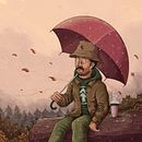 Autumn Character - Personal Project. Traditional illustration project by Jim Spendlove - 01.25.2022