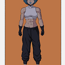 Personagem original que criei, o nome dela é Mi. Een project van Traditionele illustratie, Ontwerp van personages, Manga y Digitale illustratie van Gabriel Oliveira - 21.01.2022